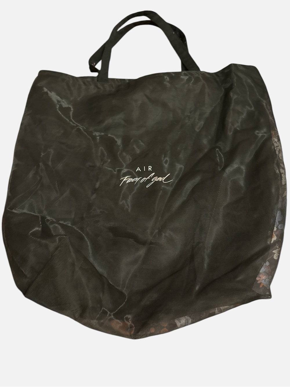 Fear of God AIR Black Nylon Duffel Tote
